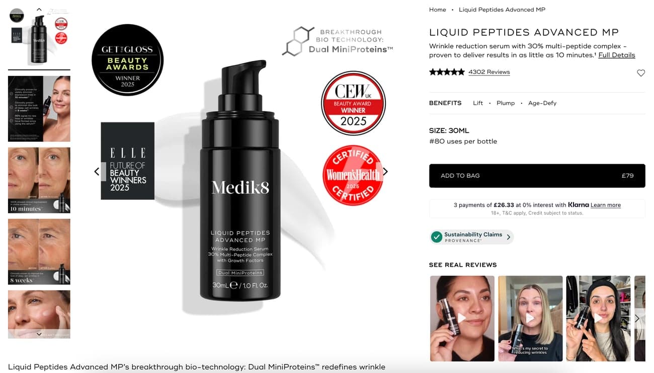 Medik8 Liquid Peptides Advanced MP