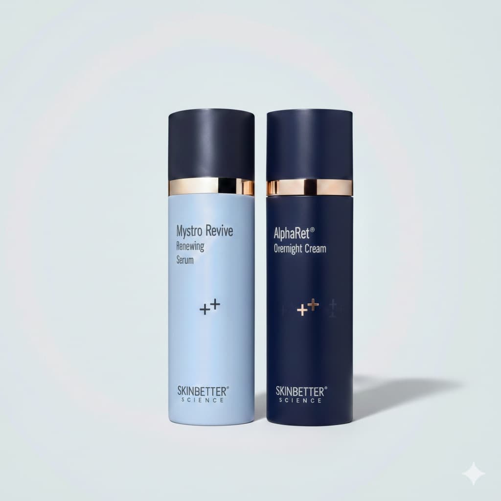 SkinBetter Science Mystro Revive and AlphaRet Overnight Cream