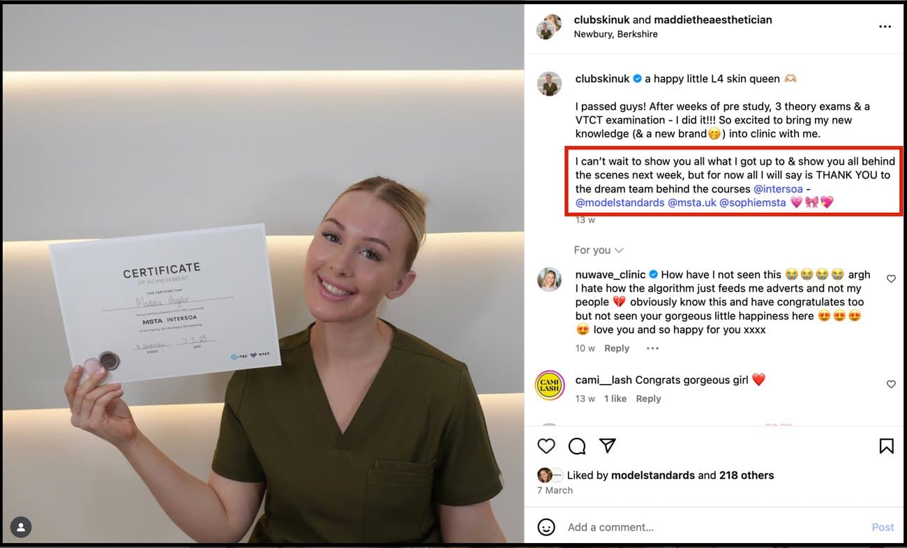 MSTA Advanced Skincare Training Academy